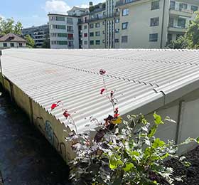 Sanierung Wellplattendach in Luzern BOHL AG